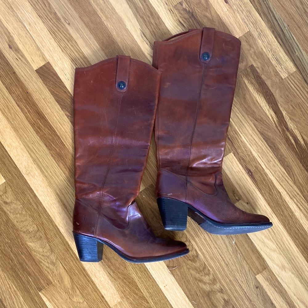 Frye Leather Heeled Boots